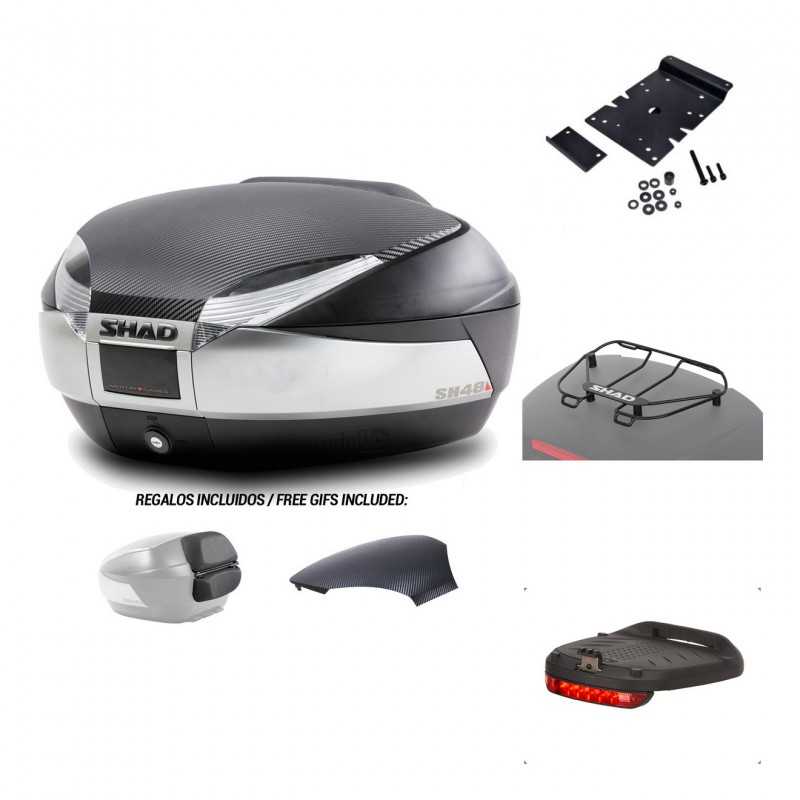 Rear trunk + mounting hardware + accessories  SH48