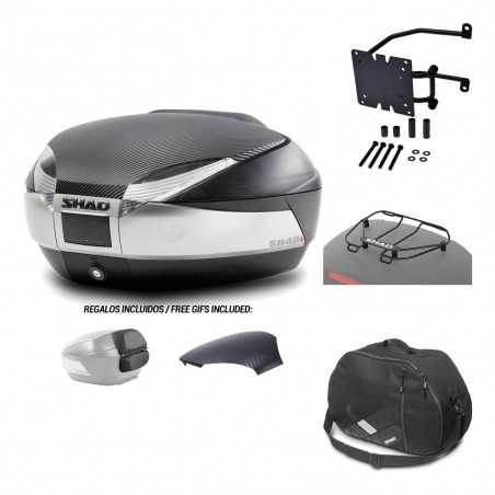 SHAD Baul trasero + herraje montaje accesorios SH48 KIT-180332