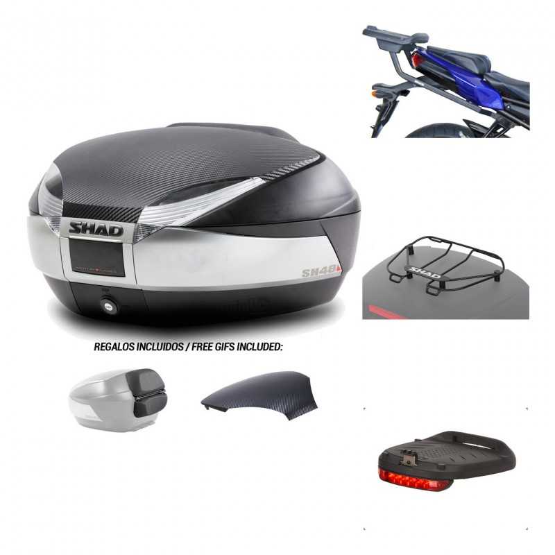 SHAD Baul trasero + herraje montaje accesorios SH48 KIT-180531