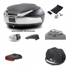 SHAD Baul trasero + herraje montaje accesorios SH48 KIT-180383