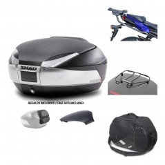 SHAD Baul trasero + herraje montaje accesorios SH48 KIT-180532