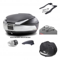 Rear trunk + mounting hardware + accessories  SH48