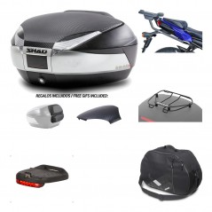 Rear trunk + mounting hardware + accessories  SH48