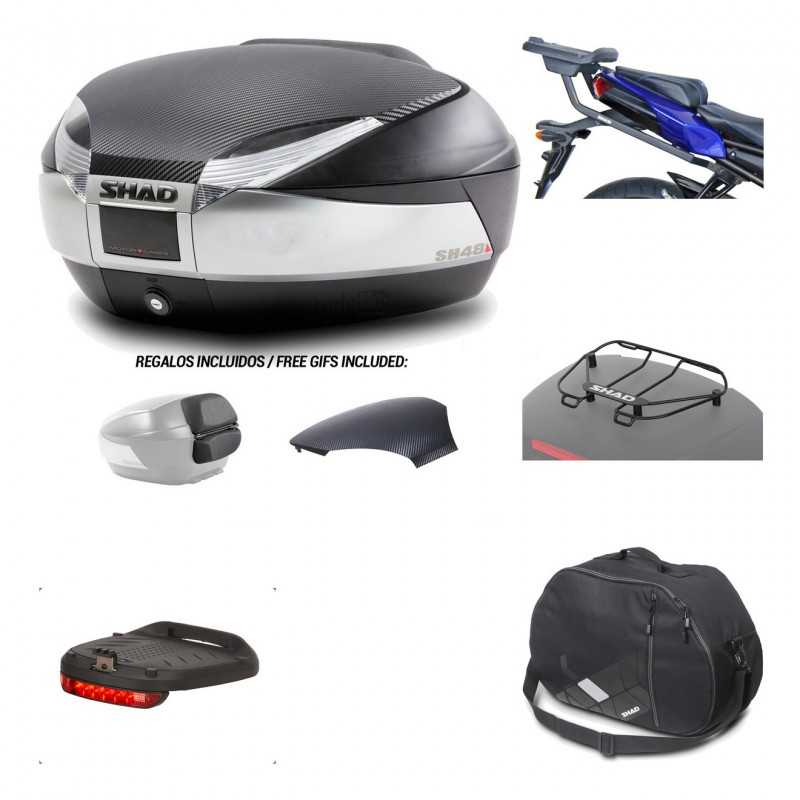 Rear trunk + mounting hardware + accessories  SH48