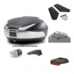 SHAD Baul trasero + herraje montaje accesorios SH48 KIT-180336