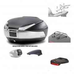 SHAD Baul trasero + herraje montaje accesorios SH48 KIT-180386