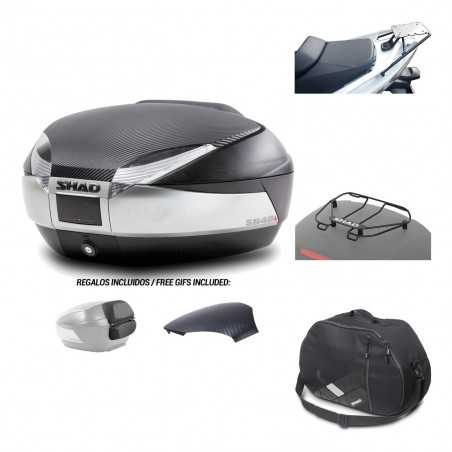 SHAD Baul trasero + herraje montaje accesorios SH48 KIT-180437