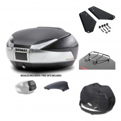 SHAD Baul trasero + herraje montaje accesorios SH48 KIT-180337
