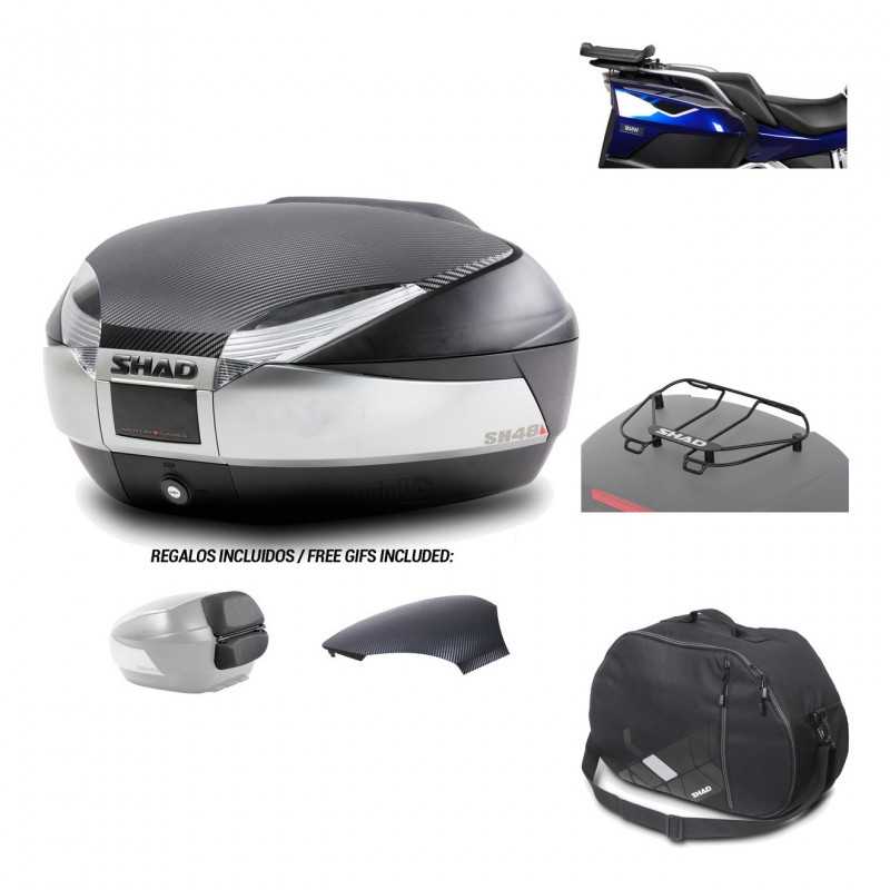 Rear trunk + mounting hardware + accessories  SH48