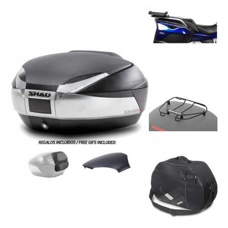 SHAD Baul trasero + herraje montaje accesorios SH48 KIT-180487