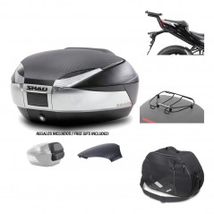 SHAD Baul trasero + herraje montaje accesorios SH48 KIT-180587