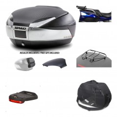 SHAD Baul trasero + herraje montaje accesorios SH48 KIT-180488
