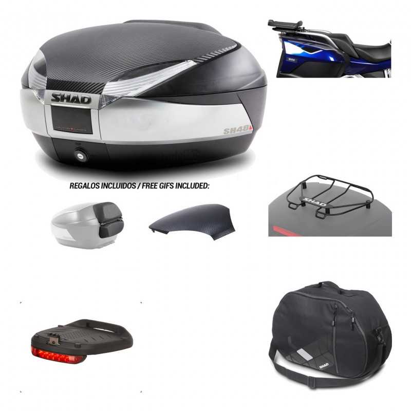 Rear trunk + mounting hardware + accessories  SH48