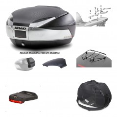 SHAD Baul trasero + herraje montaje accesorios SH48 KIT-180388