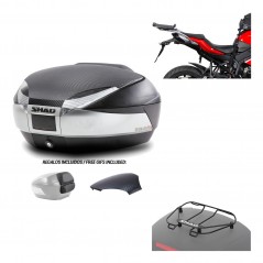 SHAD Baul trasero + herraje montaje parrilla portabultos superior SH48 KIT-180490