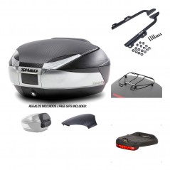 SHAD Baul trasero + herraje montaje accesorios SH48 KIT-180541