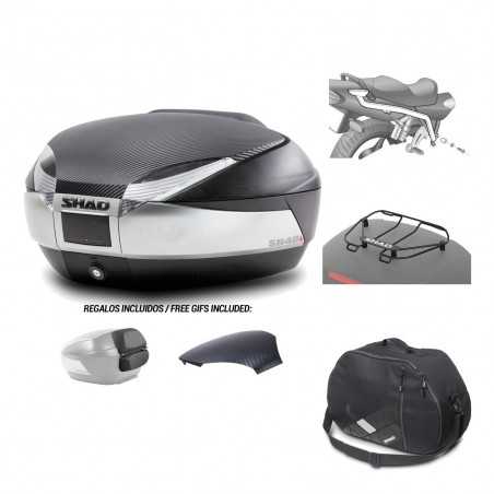 SHAD Baul trasero + herraje montaje accesorios SH48 KIT-180442