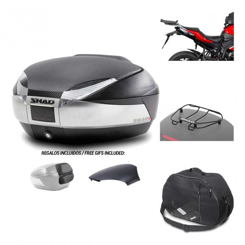 SHAD Baul trasero + herraje montaje accesorios SH48 KIT-180492