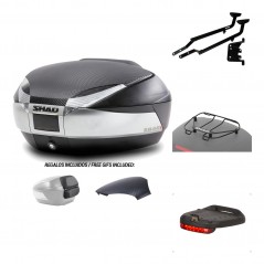 SHAD Baul trasero + herraje montaje accesorios SH48 KIT-180391