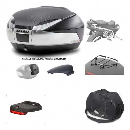 SHAD Baul trasero + herraje montaje accesorios SH48 KIT-180443
