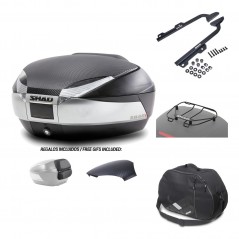 Rear trunk + mounting hardware + accessories  SH48