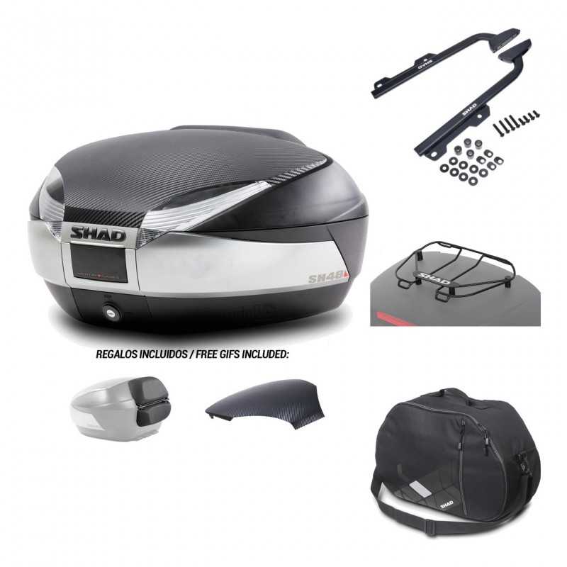 Rear trunk + mounting hardware + accessories  SH48