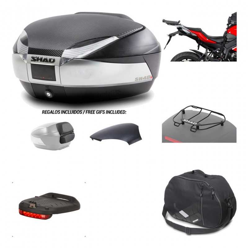 SHAD Baul trasero + herraje montaje accesorios SH48 KIT-180493