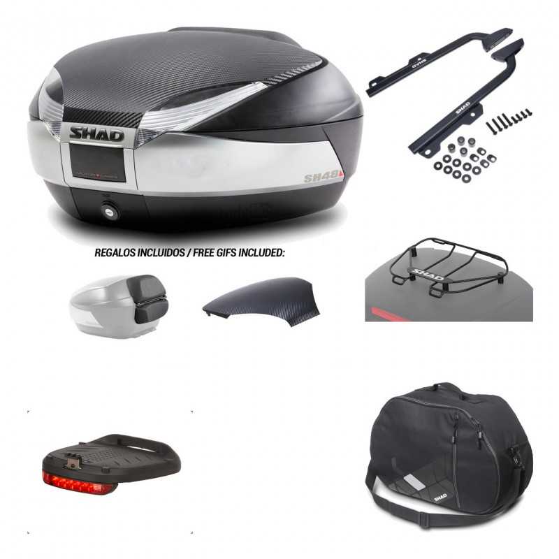 Rear trunk + mounting hardware + accessories  SH48