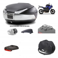 SHAD Baul trasero + herraje montaje accesorios SH48 KIT-180593