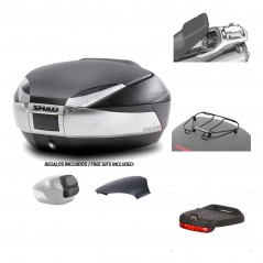 SHAD Baul trasero + herraje montaje accesorios SH48 KIT-180296