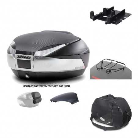 SHAD Baul trasero + herraje montaje accesorios SH48 KIT-180247