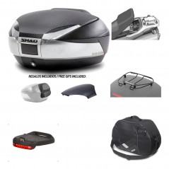 SHAD Baul trasero + herraje montaje accesorios SH48 KIT-180298
