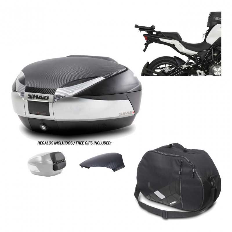 SHAD Baul trasero + herraje montaje bolsa interna SH48 KIT-180595