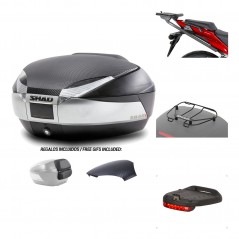 SHAD Baul trasero + herraje montaje accesorios SH48 KIT-180496