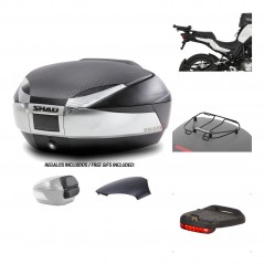 Rear trunk + mounting hardware + accessories  SH48