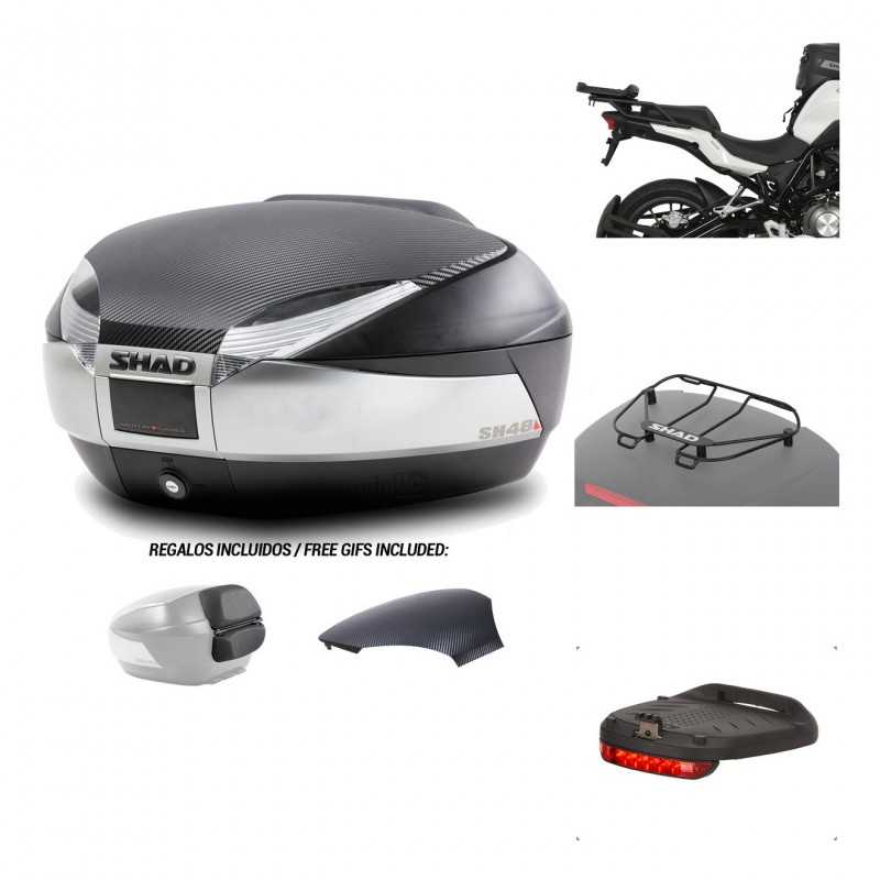 Rear trunk + mounting hardware + accessories  SH48