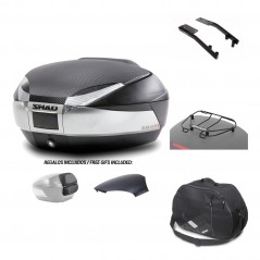 SHAD Baul trasero + herraje montaje accesorios SH48 KIT-180397