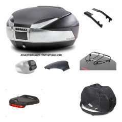 SHAD Baul trasero + herraje montaje accesorios SH48 KIT-180398