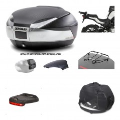 Rear trunk + mounting hardware + accessories  SH48