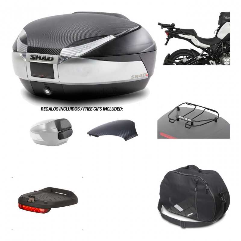 Rear trunk + mounting hardware + accessories  SH48
