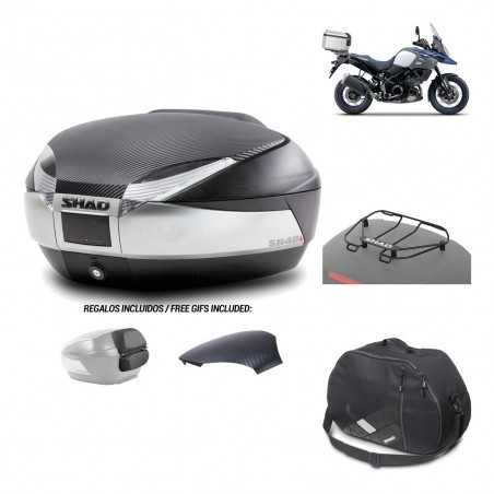 SHAD Baul trasero + herraje montaje accesorios SH48 KIT-180302