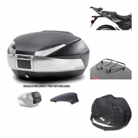 Rear trunk + mounting hardware + accessories  SH48