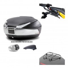 SHAD Baul trasero + herraje montaje parrilla portabultos superior SH48 KIT-180500