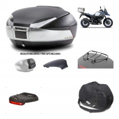 SHAD Baul trasero + herraje montaje accesorios SH48 KIT-180303