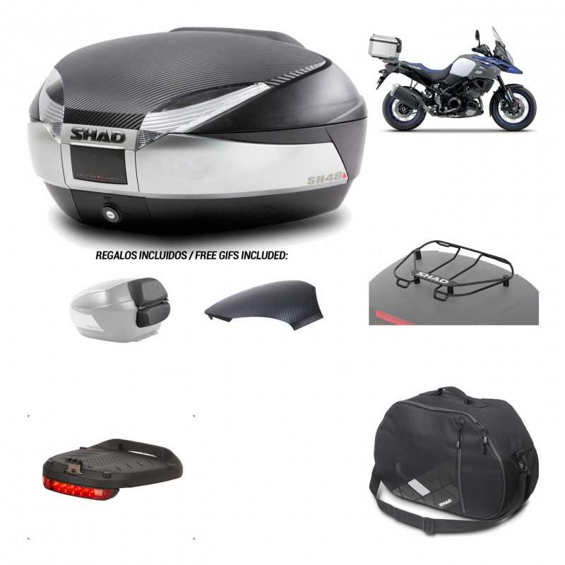 SHAD Baul trasero + herraje montaje accesorios SH48 KIT-180303