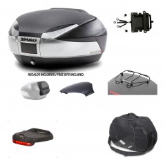 SHAD Baul trasero + herraje montaje accesorios SH48 KIT-180253