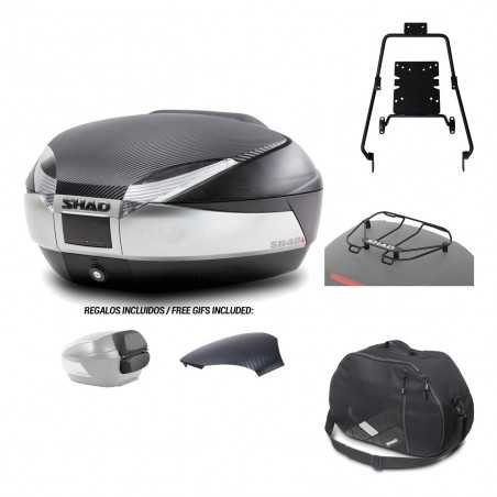 SHAD Baul trasero + herraje montaje accesorios SH48 KIT-180402