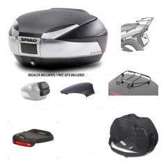 SHAD Baul trasero + herraje montaje accesorios SH48 KIT-180201