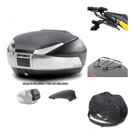 SHAD Baul trasero + herraje montaje accesorios SH48 KIT-180502