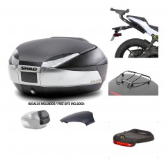 SHAD Baul trasero + herraje montaje accesorios SH48 KIT-180603
